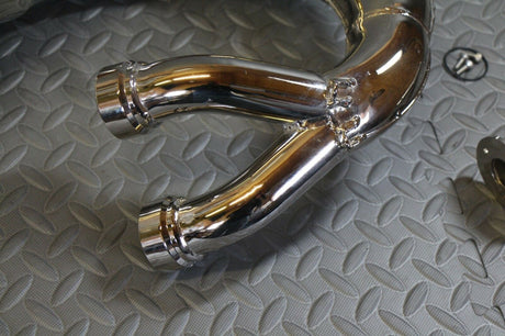 NEW 1987-2006 Yamaha Banshee SHEARER 2:1 single pipes  silencer - CHROME 6
