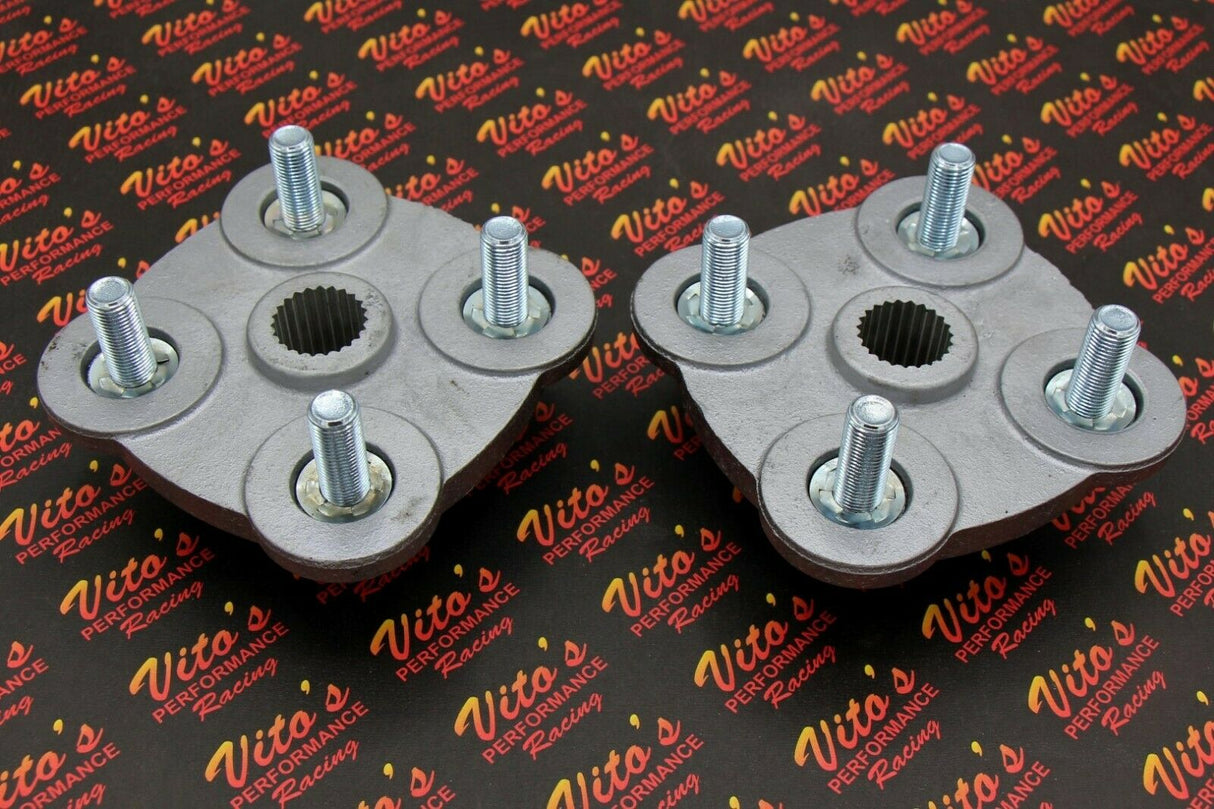 2 x Rear HUBS + STUDS kit Polaris Trail Boss Xplorer Scrambler Magnum 1992-2004 1