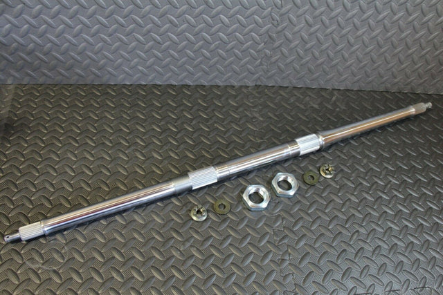 NEW Vito's Performance +2" extended AXLE Yamaha Banshee hub axle nuts kit CHROME 1