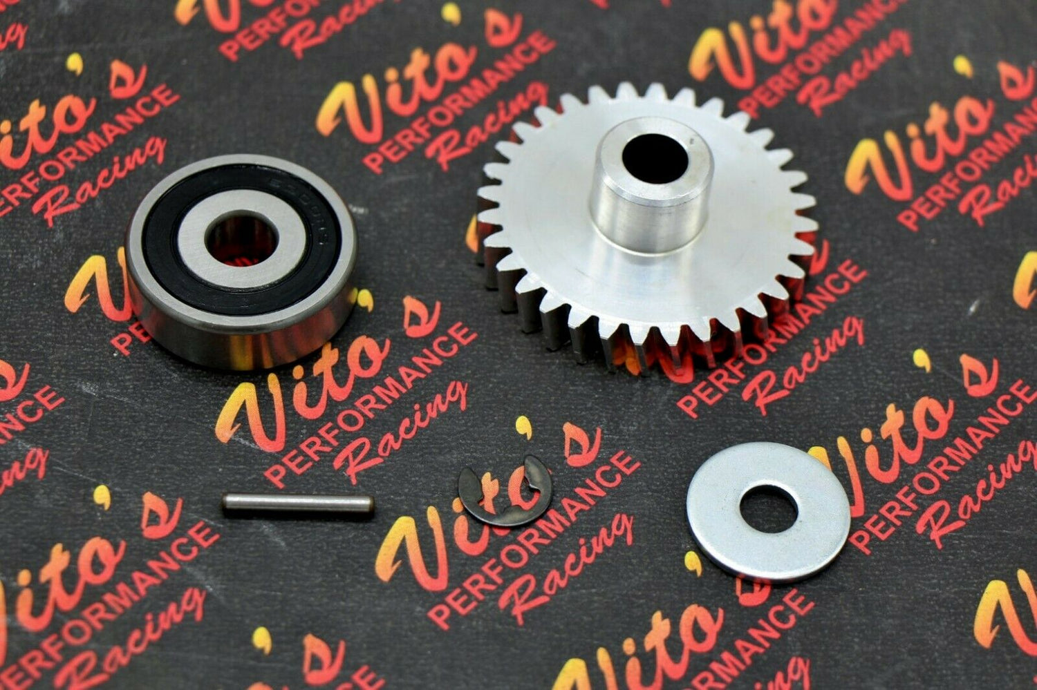 Vito's Banshee BILLET GEAR aluminum water pump impeller drive kit + BEARING 1