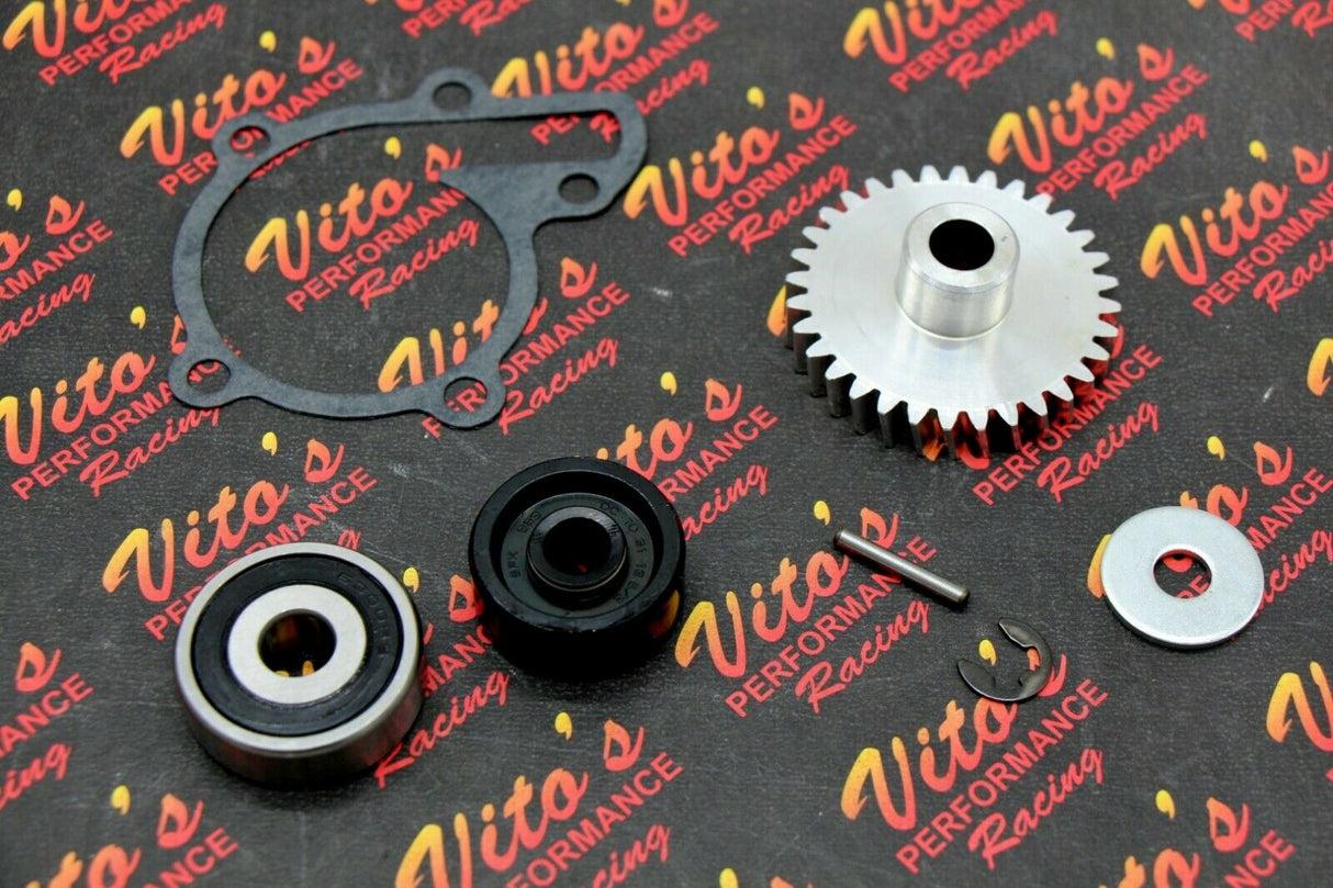 Vitos Banshee BILLET GEAR aluminum water pump impeller + gasket + seal + bearing 1