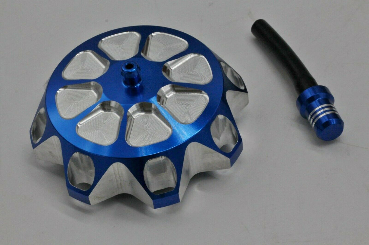 Vito's aluminum GAS CAP Yamaha Banshee YFZ450 Raptor 660 Warrior Blaster BLUE 4