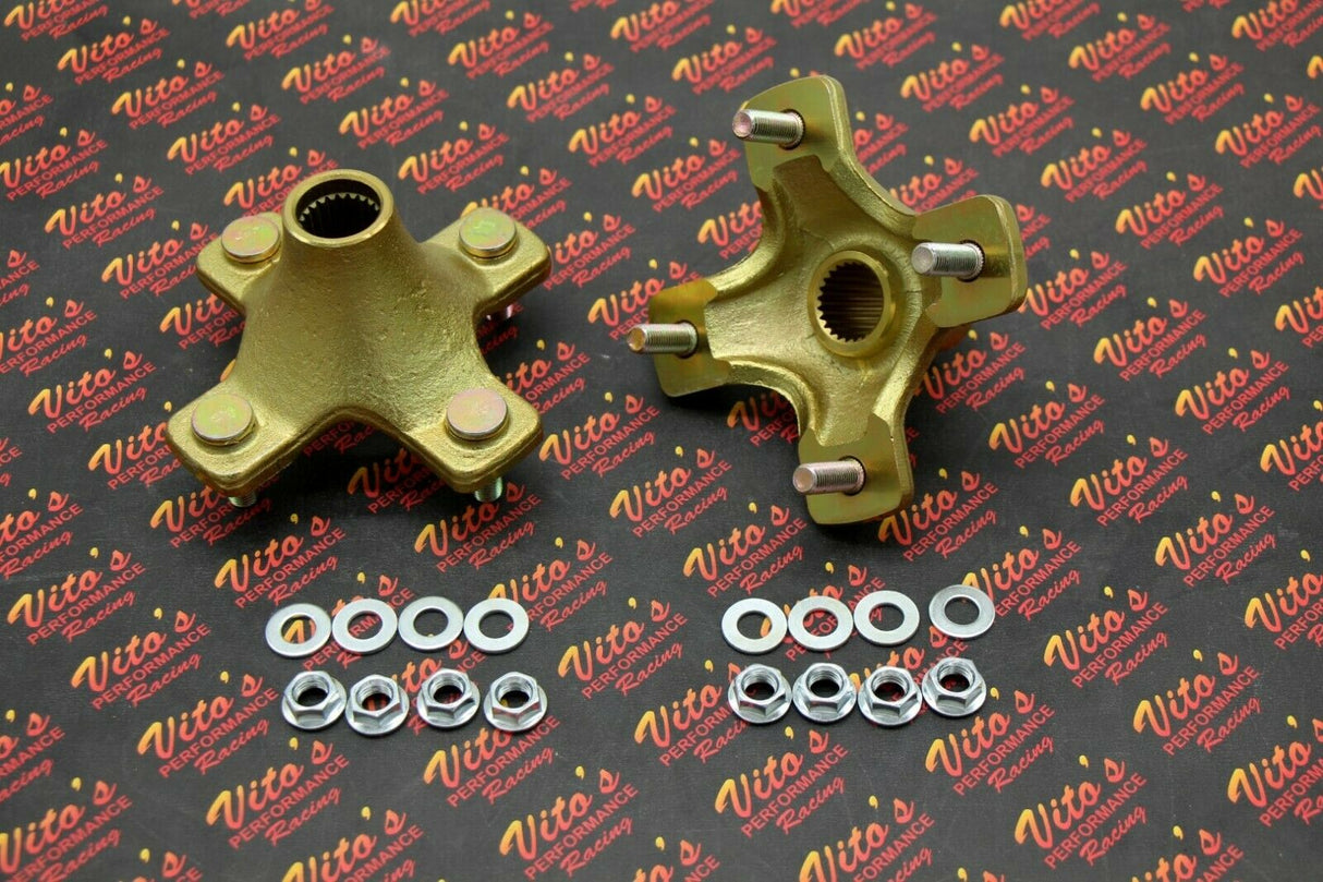 NEW 2 x REAR HUBS Honda 400EX 300EX TRX450R 4x110mm 1987-2020 + lugnuts 3