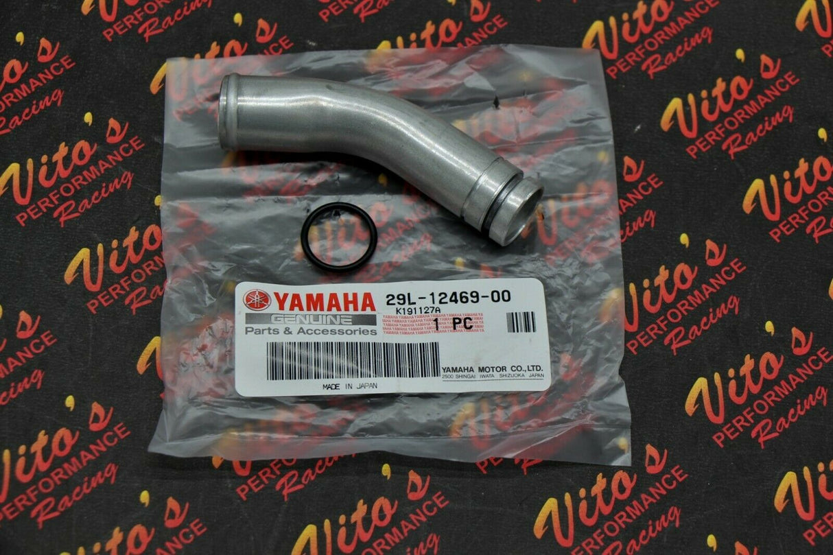 NEW Yamaha Banshee water pump elbow neck joint tube coolant + o-ring + clip 3