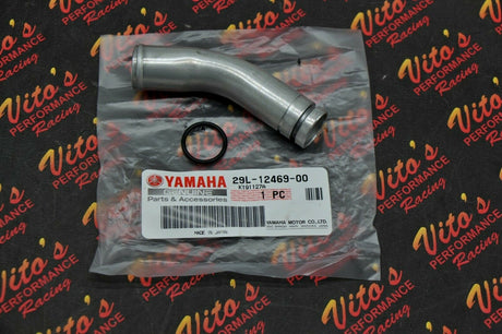 NEW Yamaha Banshee water pump elbow neck joint tube coolant + o-ring + clip 3