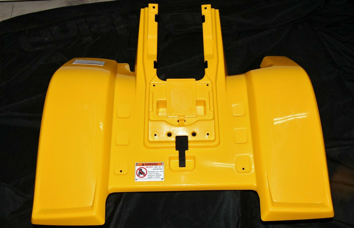 NEW rear fenders Yamaha Banshee plastic body 1987-2006 YELLOW back only 2