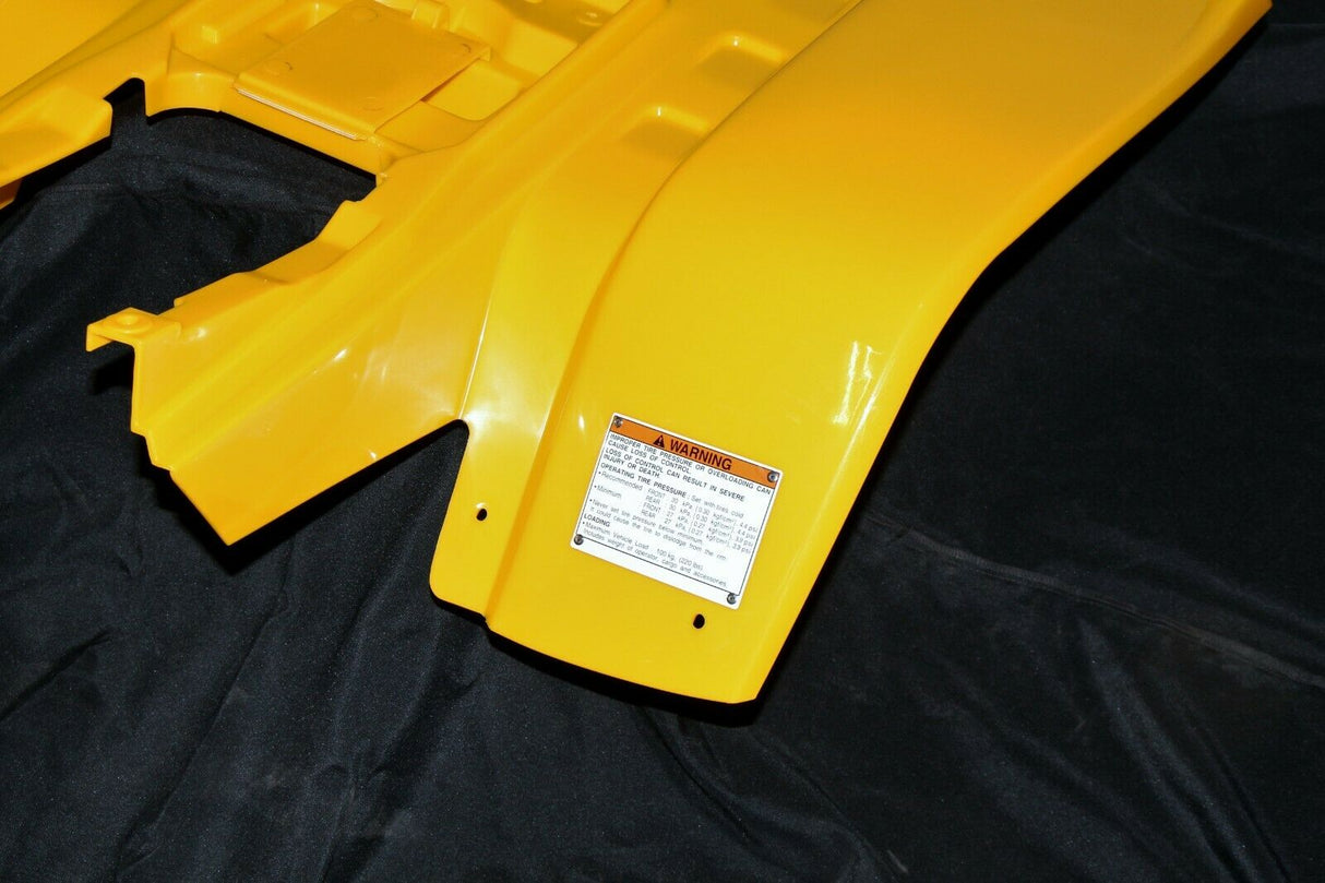 NEW rear fenders Yamaha Banshee plastic body 1987-2006 YELLOW back only 3