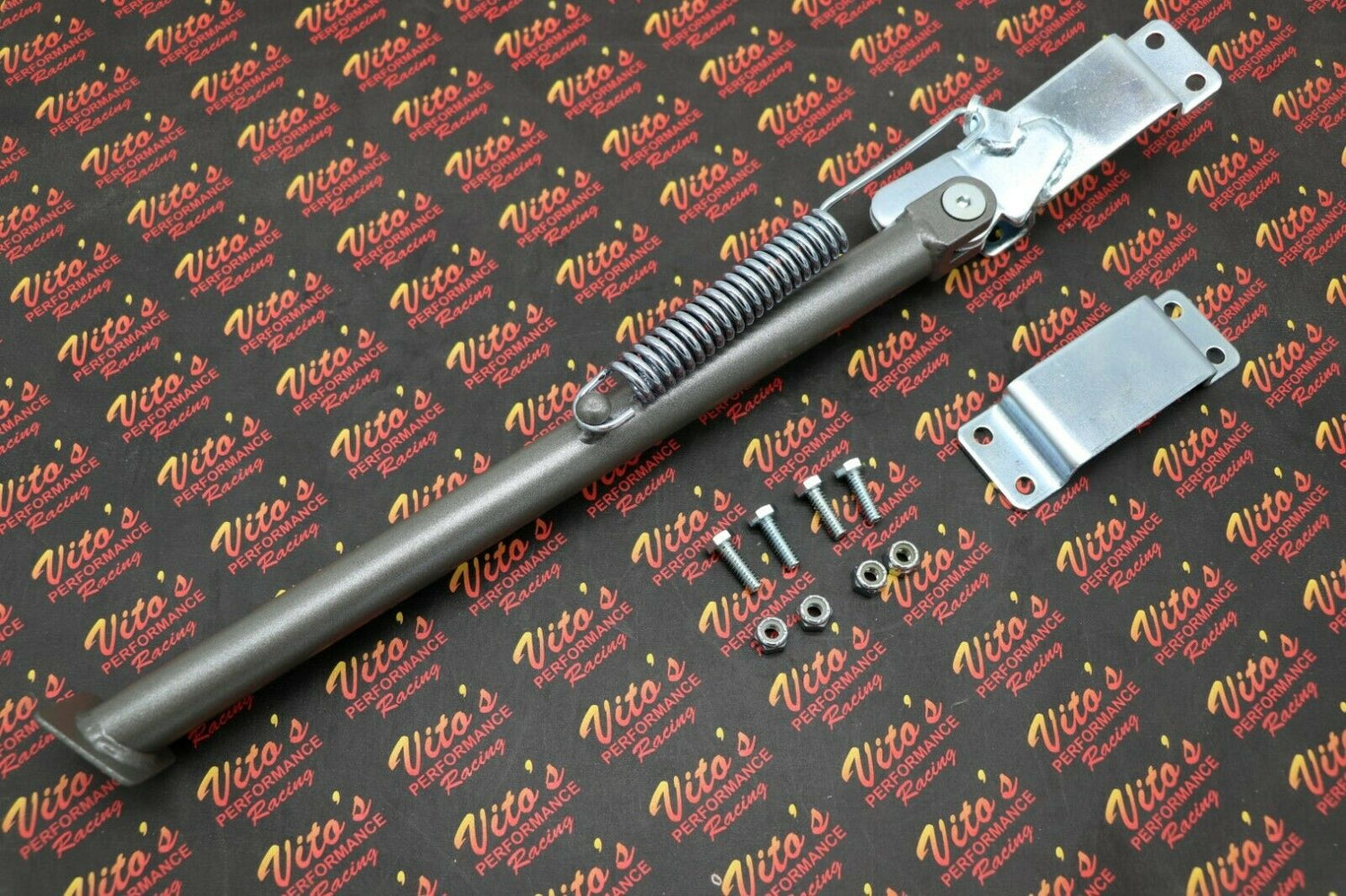 14" KICKSTAND Universal Motorcycle Clamp On Side Kick Stand Dirtbike HEAVY DUTY 2