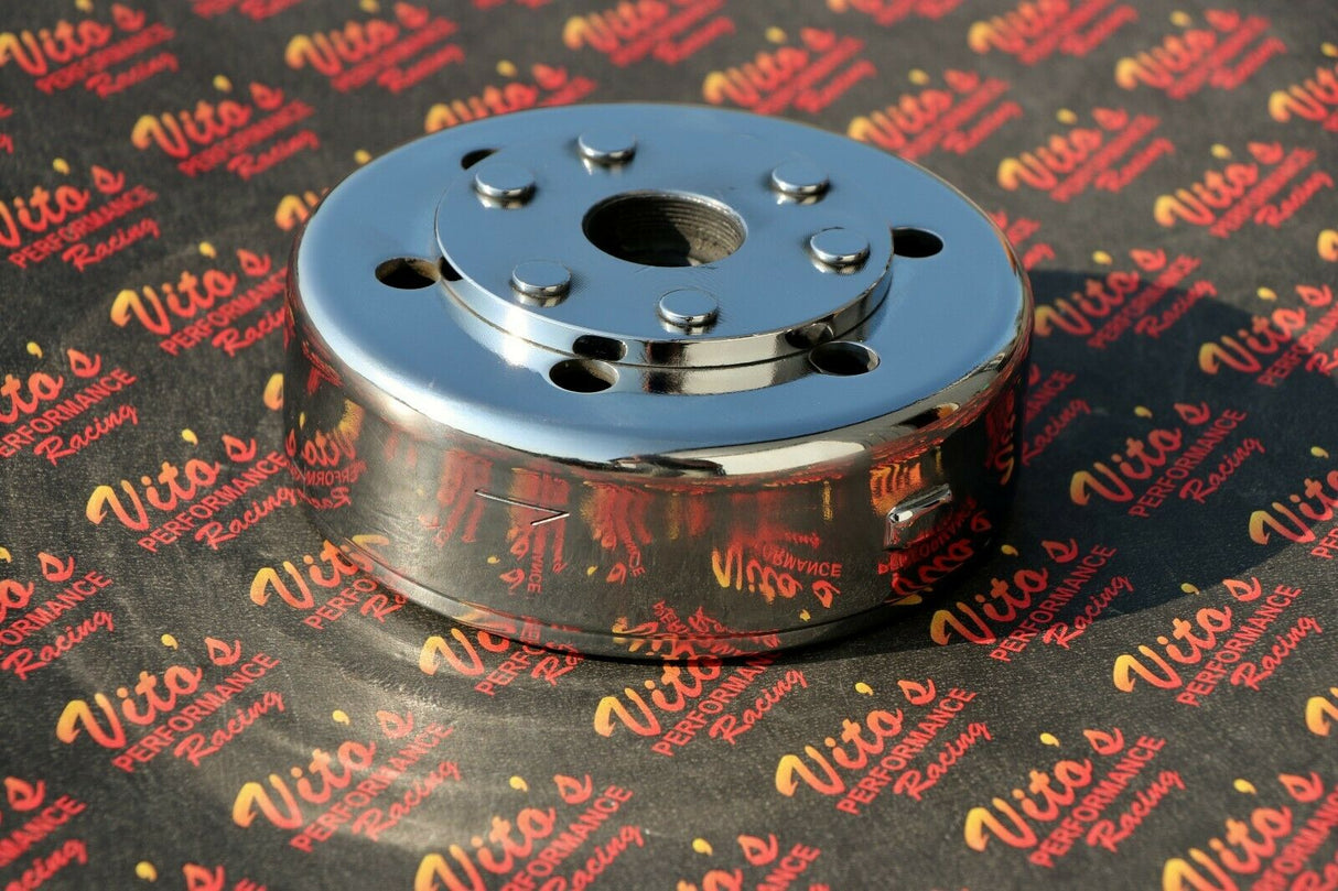 NEW Yamaha 350 Banshee complete flywheel rotor magneto; fits 1987-2006 POLISHED 4