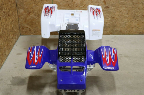 Yamaha Banshee fenders + gas tank plastic + grill + graphics RED WHITE BLUE 2010 10