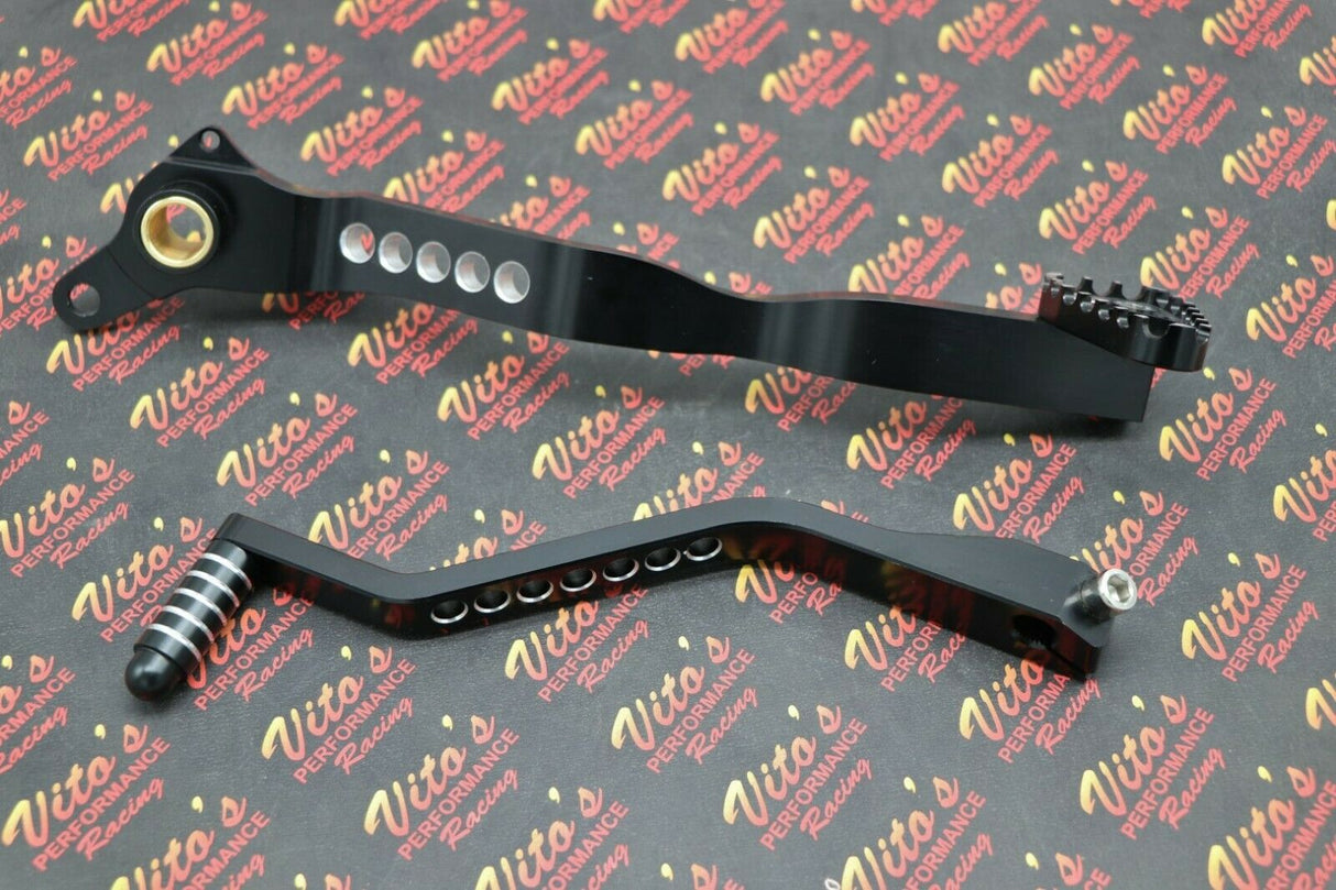 NEW Banshee BILLET LEVER KIT - Anodized black aluminum shifter + brake lever 1