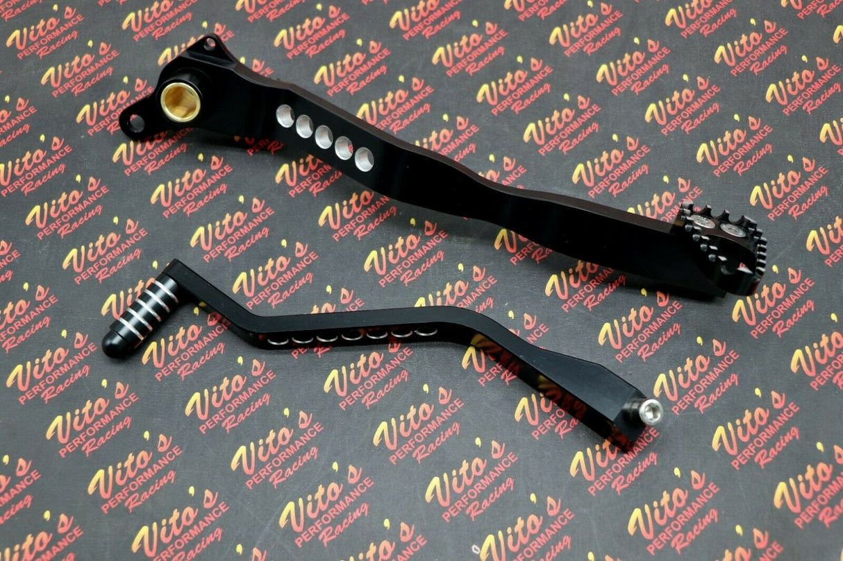 NEW Banshee BILLET LEVER KIT - Anodized black aluminum shifter + brake lever 2