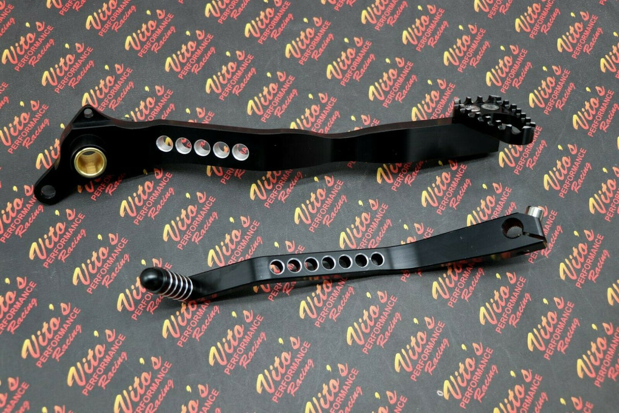 NEW Banshee BILLET LEVER KIT - Anodized black aluminum shifter + brake lever 3