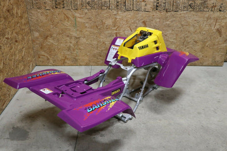 Yamaha Banshee fenders + gas tank plastic grill + graphics BRIGHT PURPLE 1995 5