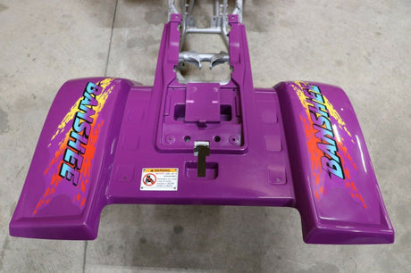 Yamaha Banshee fenders + gas tank plastic grill + graphics BRIGHT PURPLE 1995 9