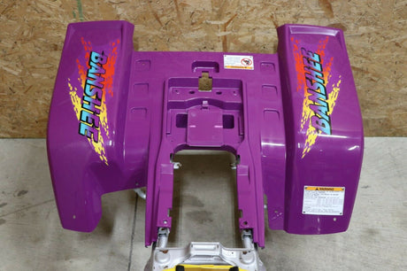 Yamaha Banshee fenders + gas tank plastic grill + graphics BRIGHT PURPLE 1995 10