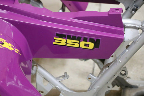 Yamaha Banshee fenders + gas tank plastic grill + graphics BRIGHT PURPLE 1995 12