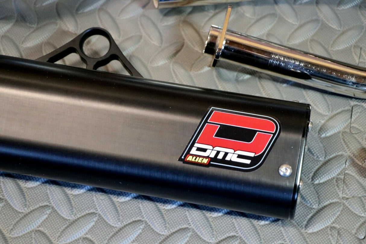 Yamaha Banshee CHROME DMC ALIEN pipes silencer 1987-2006 2