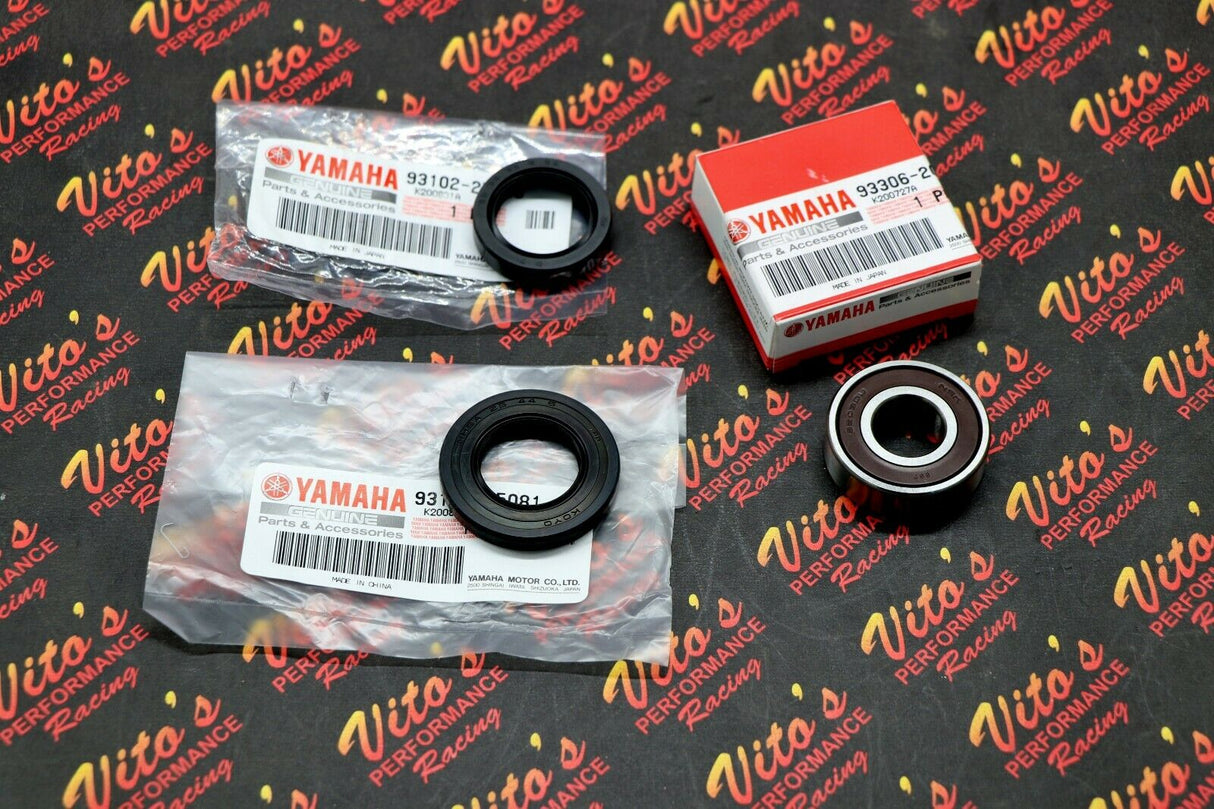 3 piece New Yamaha Banshee Frame Steering Stem Bearing kit Factory Oem 1987-2006 1