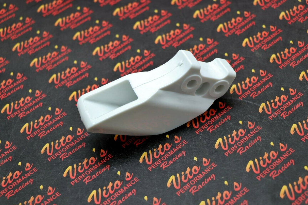 NEW CHAIN GUIDE SLIDER swingarm rear Yamaha Blaster Warrior Raptor 350 WHITE 2