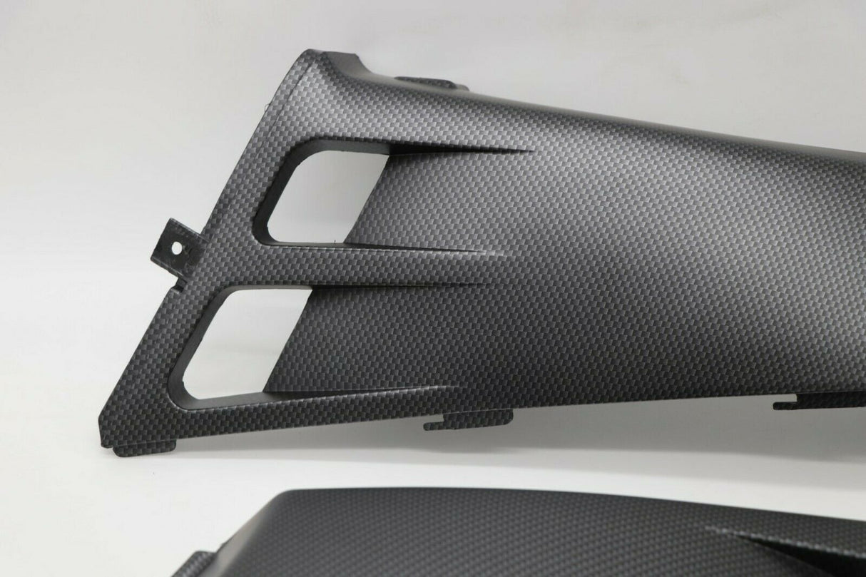 Yamaha Banshee grill gas tank plastic radiator cover CARBON FIBER SE SP Matte 3