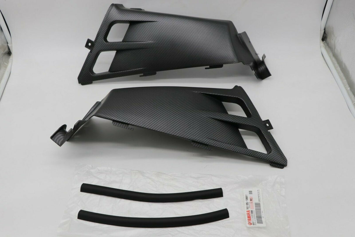 Yamaha Banshee grill gas tank plastic radiator cover CARBON FIBER SE SP Matte 10