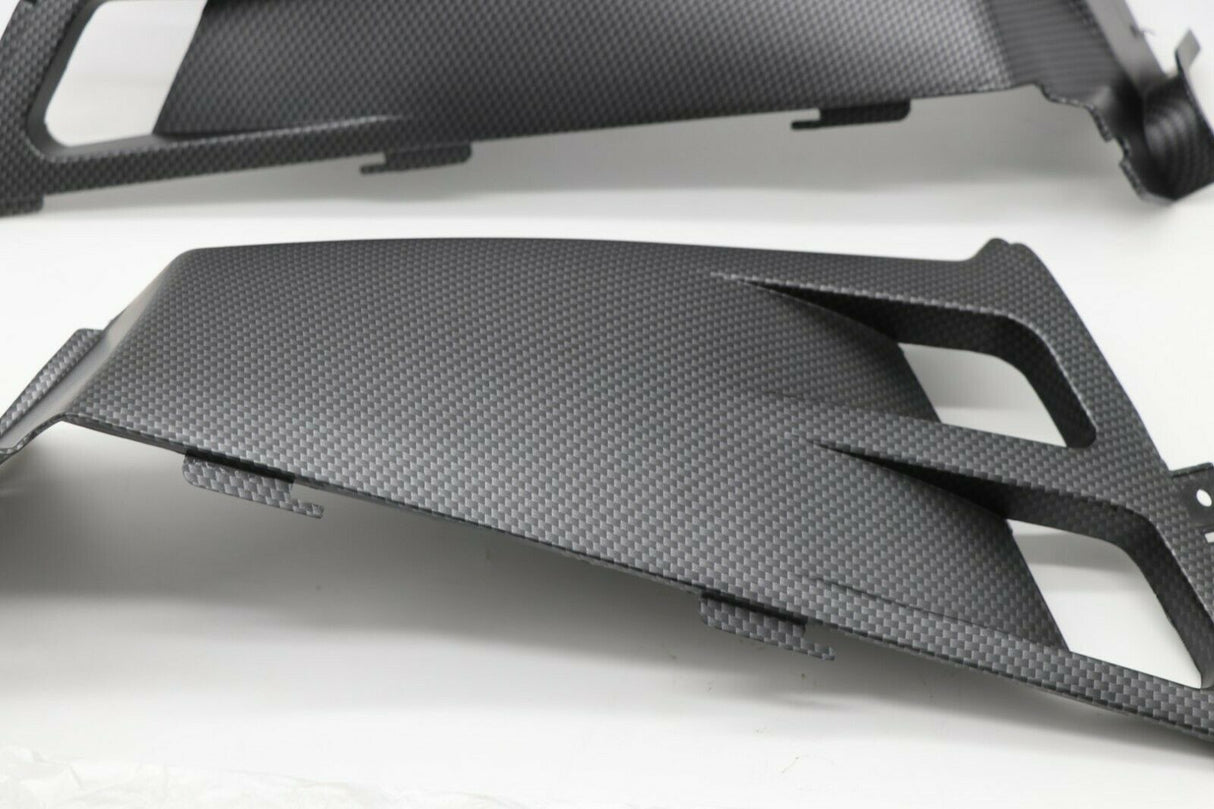 Yamaha Banshee grill gas tank plastic radiator cover CARBON FIBER SE SP Matte 11