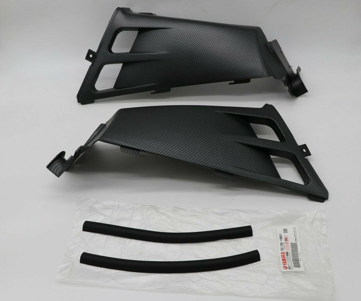 Yamaha Banshee grill gas tank plastic radiator cover CARBON FIBER SE SP Matte 12