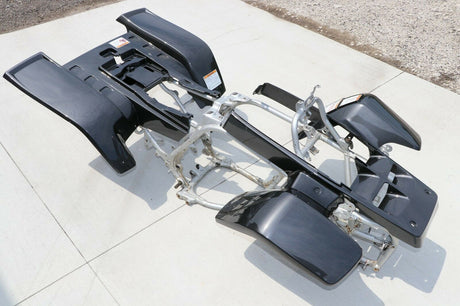 NEW Yamaha Banshee fenders front rear plastic body 1987-2006 CARBON FIBER GLOSS 3