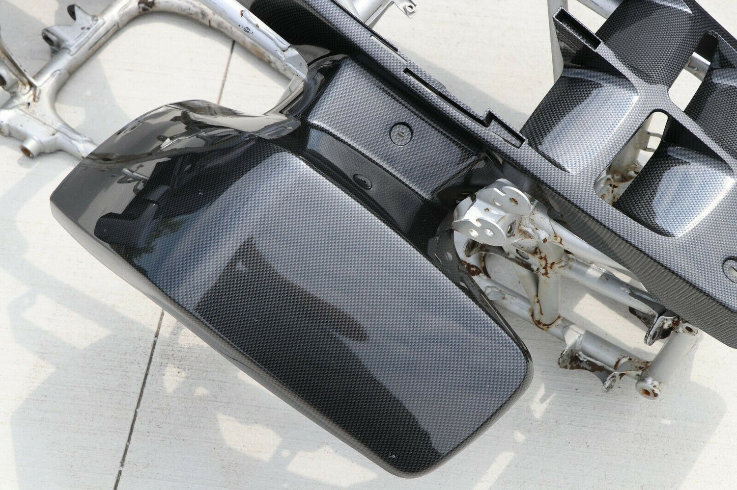 NEW Yamaha Banshee fenders front rear plastic body 1987-2006 CARBON FIBER GLOSS 5