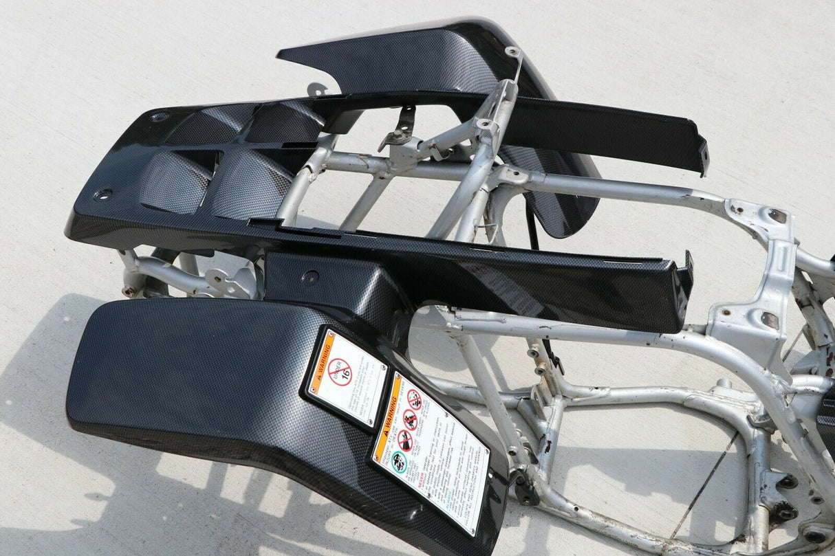 NEW Yamaha Banshee fenders front rear plastic body 1987-2006 CARBON FIBER GLOSS 12