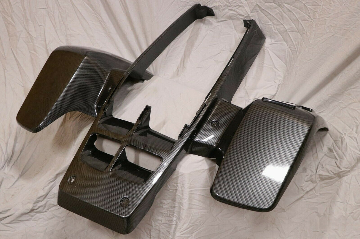 NEW front fenders Yamaha Banshee plastic body 1987-2006 CARBON FIBER GLOSS front 1