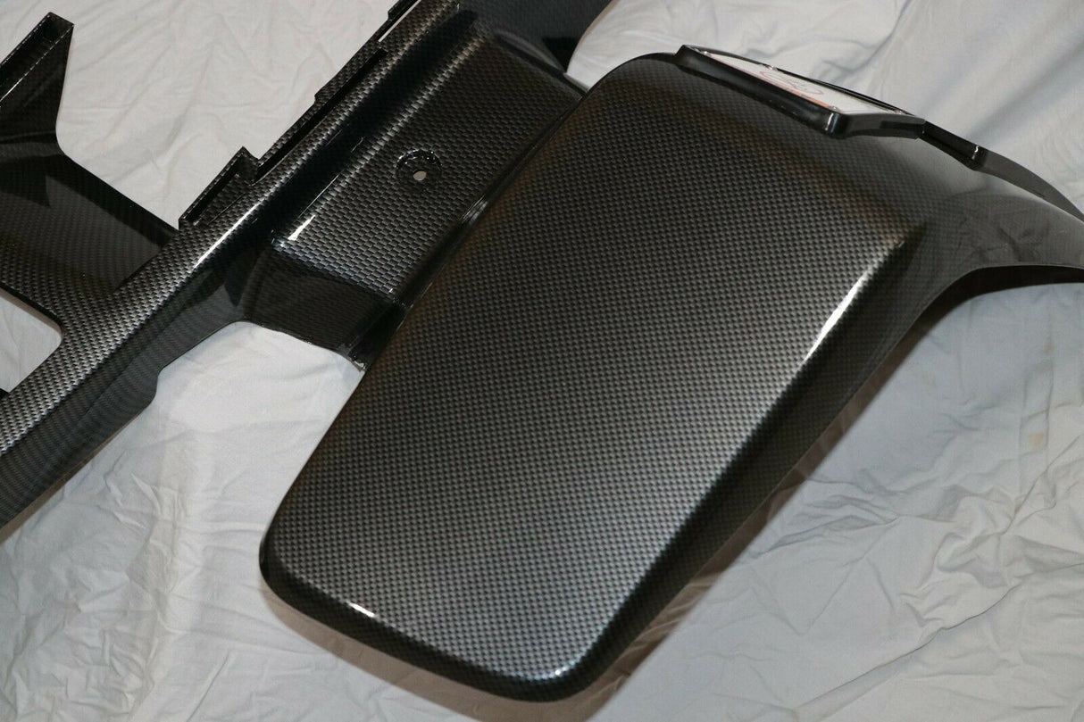 NEW front fenders Yamaha Banshee plastic body 1987-2006 CARBON FIBER GLOSS front 4