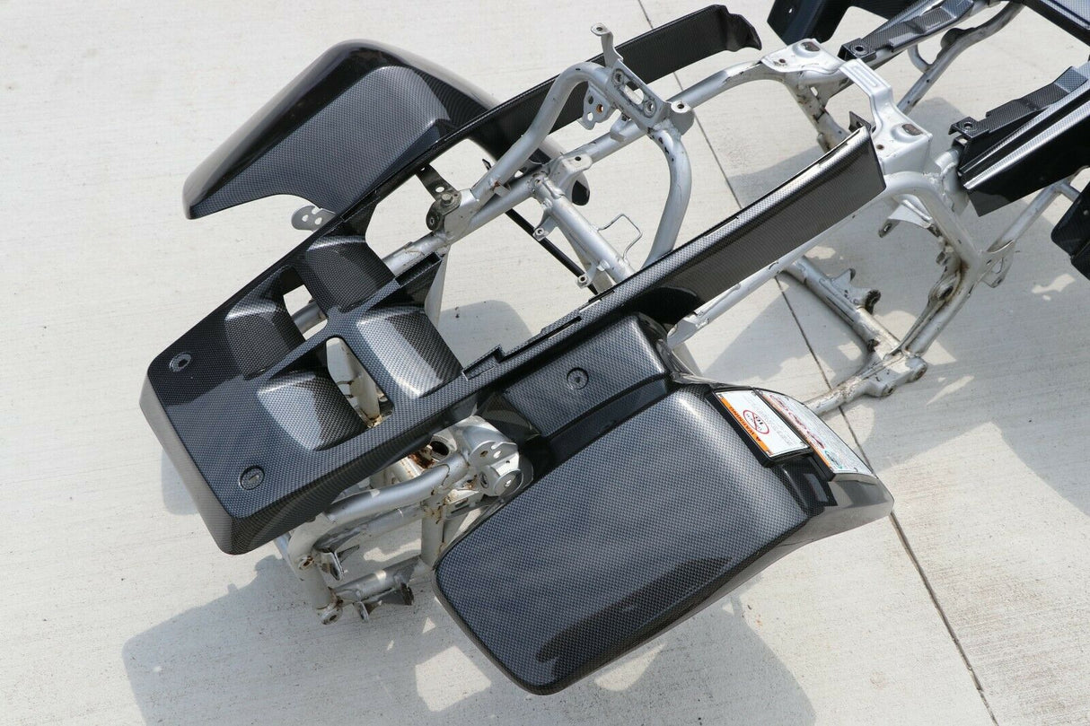 NEW front fenders Yamaha Banshee plastic body 1987-2006 CARBON FIBER GLOSS front 5