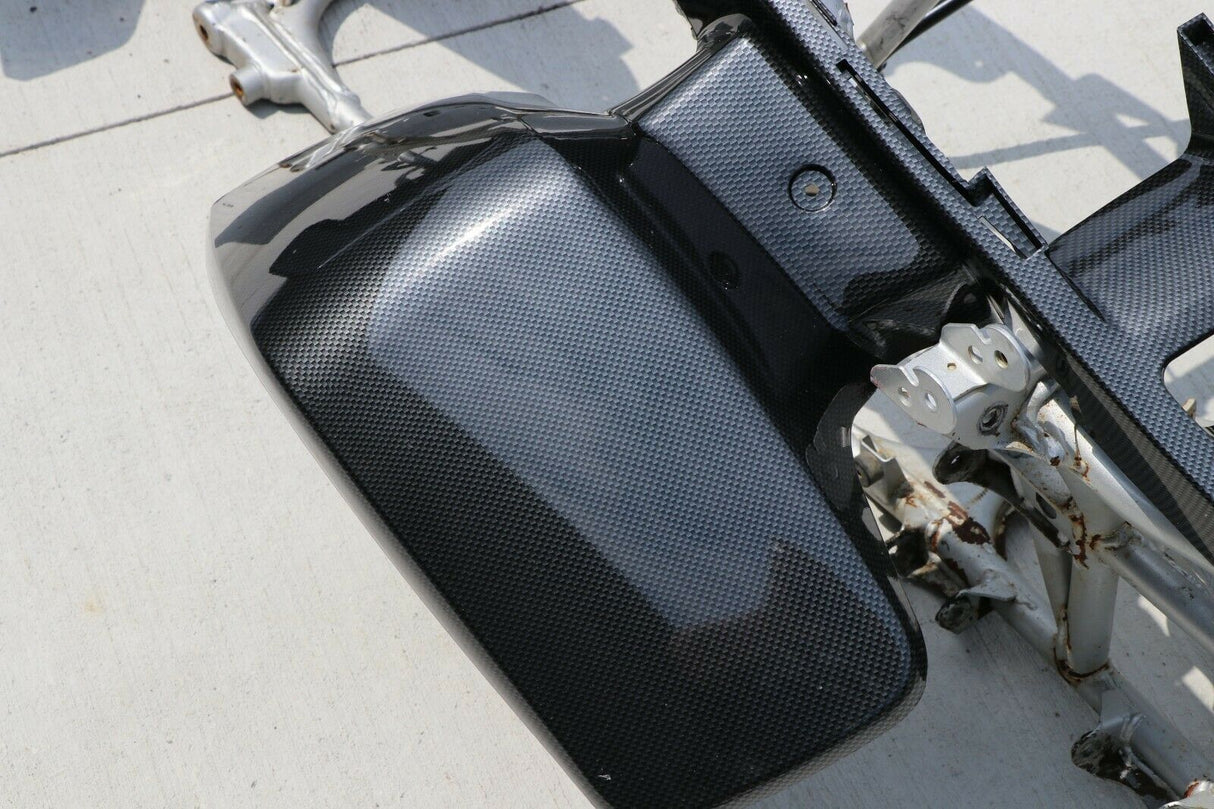 NEW front fenders Yamaha Banshee plastic body 1987-2006 CARBON FIBER GLOSS front 7