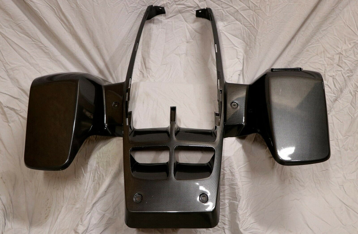 NEW front fenders Yamaha Banshee plastic body 1987-2006 CARBON FIBER GLOSS front 10