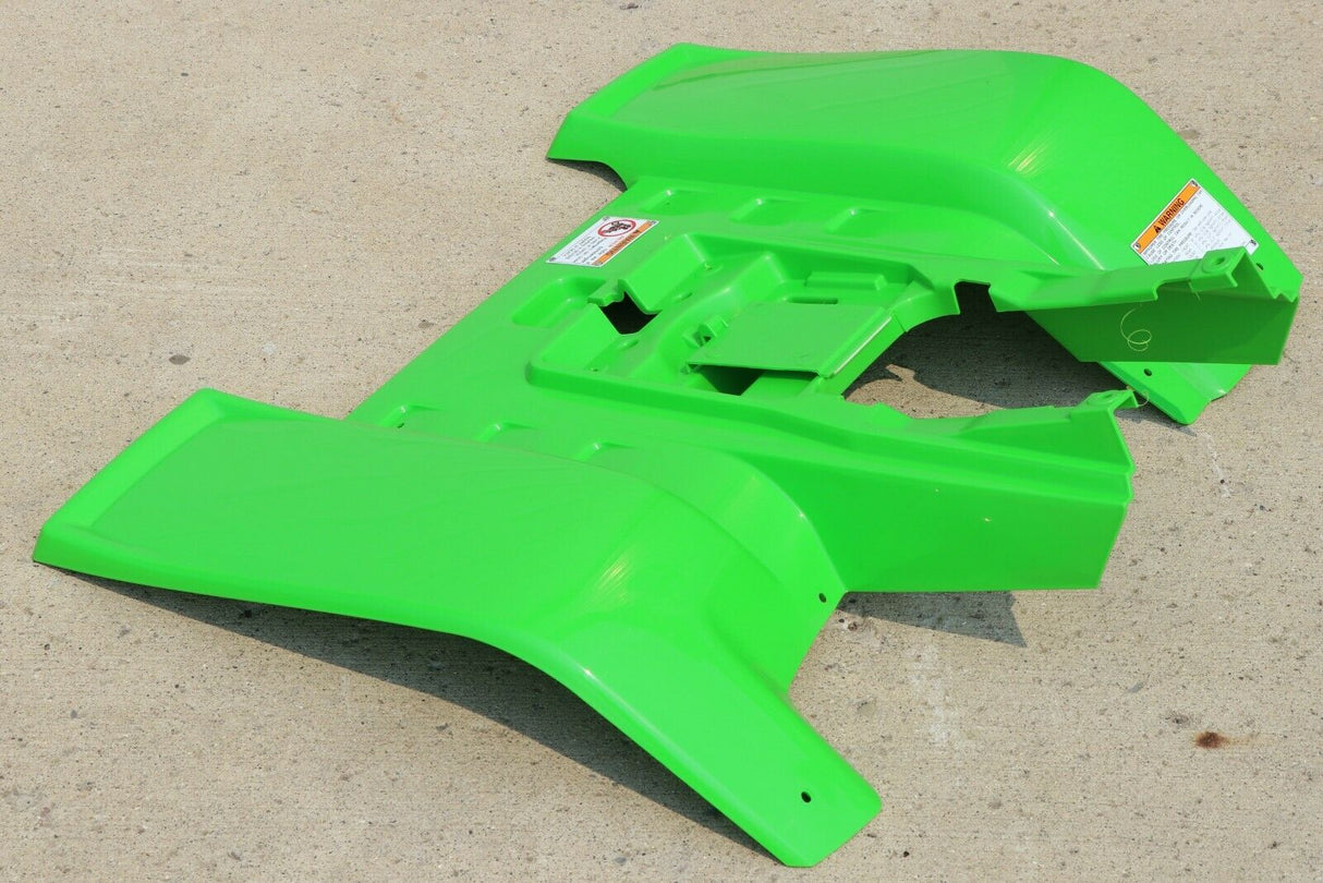 NEW rear fenders Yamaha Banshee plastic body 1987-2006 GREEN back rear only 3