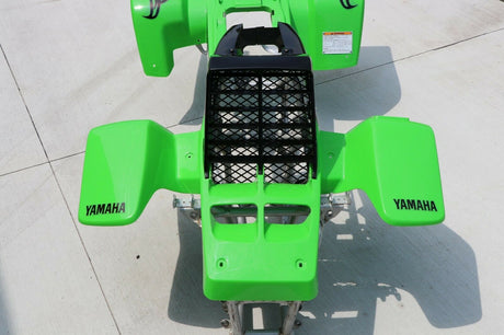 Yamaha Banshee fenders + gas tank plastic + grill + graphics GREEN BLACK 6