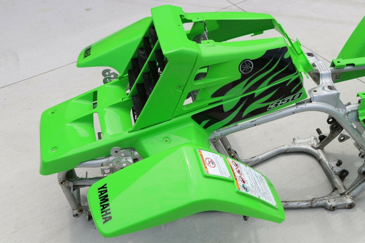 Yamaha Banshee fenders + gas tank plastic + grill + graphics GREEN 3