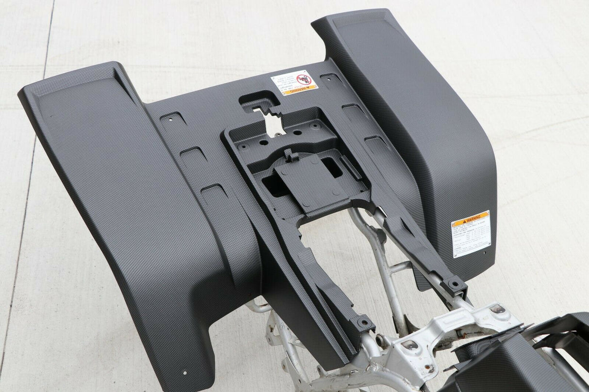 Yamaha Banshee fenders + gas tank plastic + grill plastics CARBON FIBER MATTE 9
