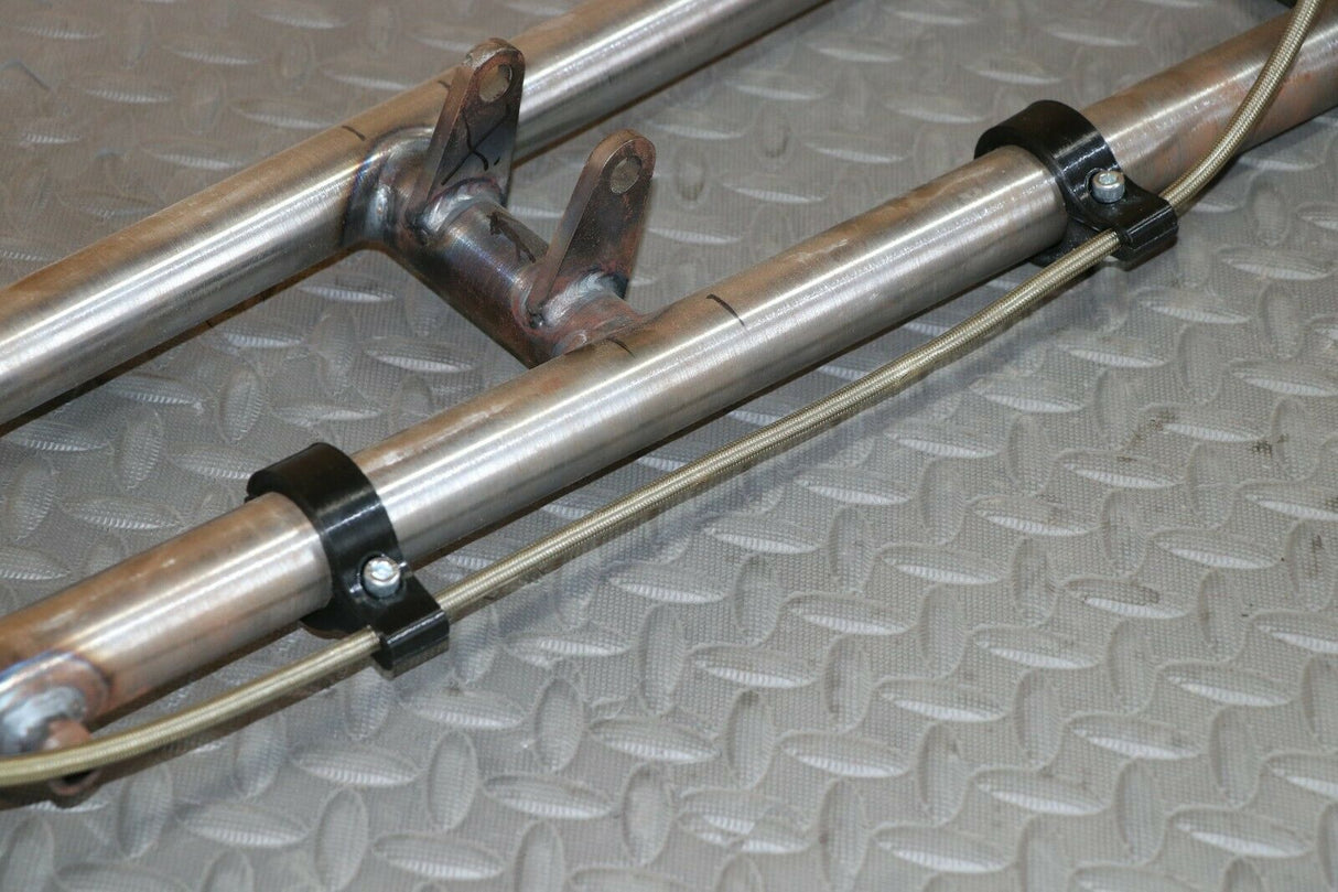 1 x TYSON RACING swingarm brake line CLAMPS for stainless steel lines ALL MODELS 3