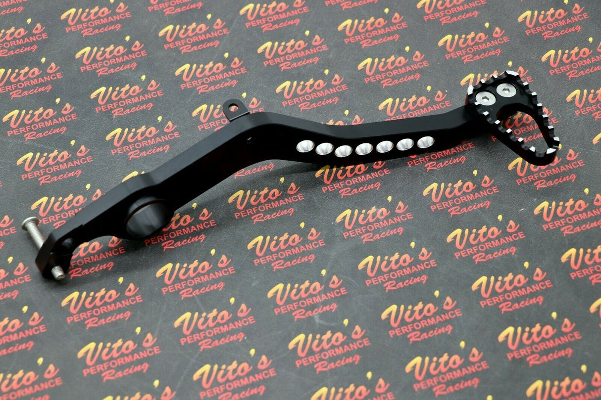 NEW Raptor 700 700r BILLET KIT Anodized black aluminum shifter + brake lever kit 7
