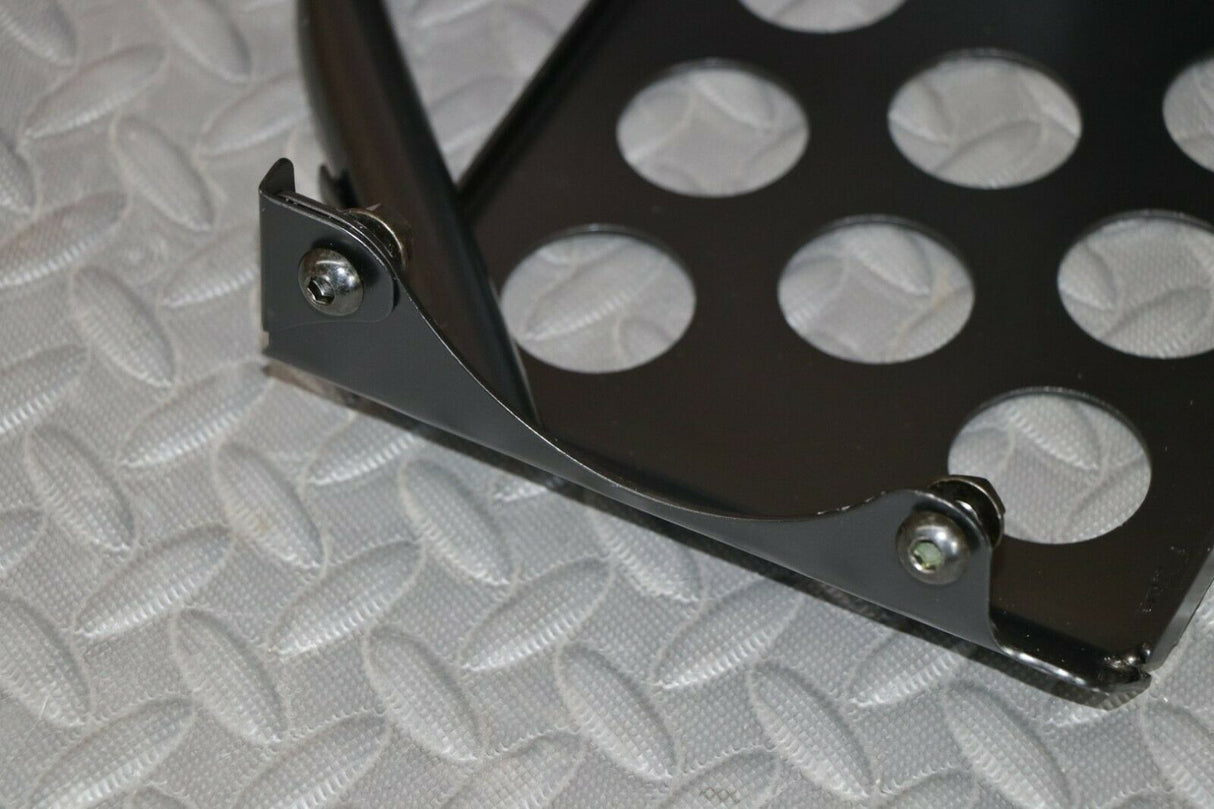 Black Heel Guards footrest Yamaha Banshee nerf bars plastics + HARDWARE BOLT KIT 7