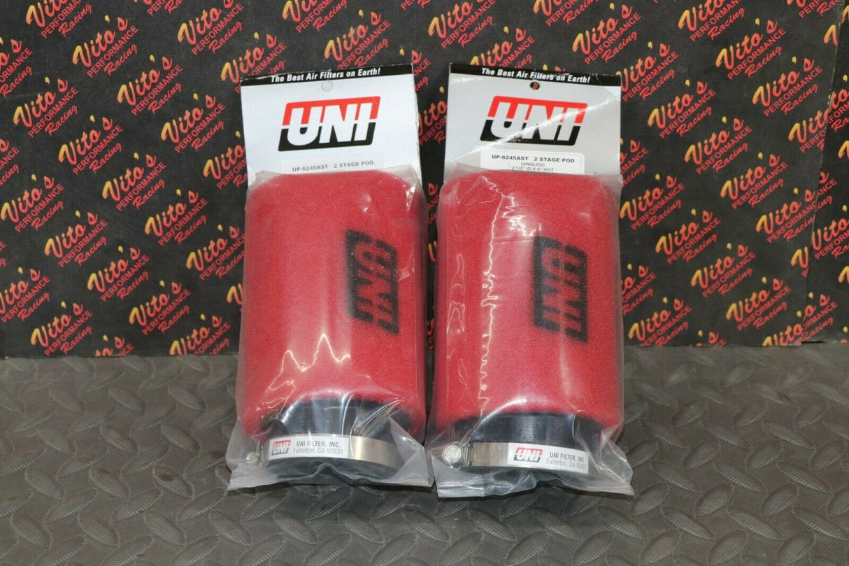 2 x NEW Yamaha Banshee UNI FOAM pods air filters Keihin PWK PJ  33mm 34mm 35mm 1