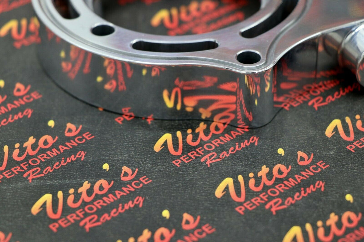 Polished COOL HEAD aftermarket billet aluminum 1987-2006 Banshee + 21cc DOMES 5