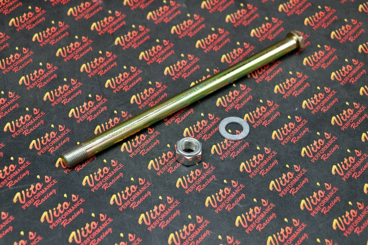 NEW HEAVY DUTY SOLID YAMAHA BANSHEE REAR SWINGARM PIVOT BOLT + NUT + WASHER 2