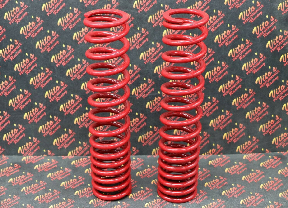 2 x front shock springs Yamaha Banshee 1987-2006 POWDERCOATED RED (one pair) 2