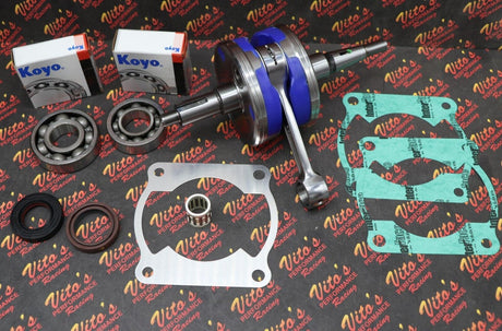 VITOS Yamaha Blaster crankshaft KIT +3mm STROKER crank bearings + spacer + seals 2