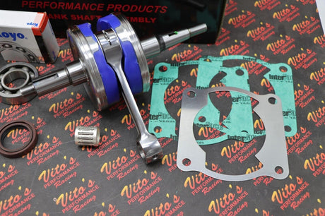 VITOS Yamaha Blaster crankshaft KIT +3mm STROKER crank bearings + spacer + seals 5