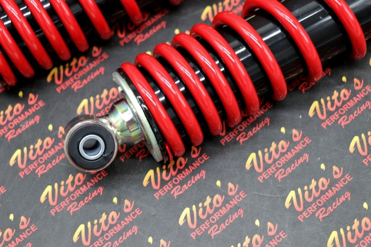2 x NEW FRONT SHOCKS Yamaha Raptor 660 660r 2001-2005 ATV springs 15.5" RED 3